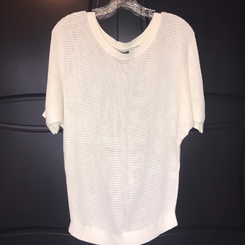 EXPRESS (White) Dolman 3/4 sleeve sweater. Size M.